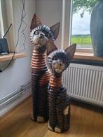 2 beelden katten, Antiek en Kunst, Ophalen of Verzenden