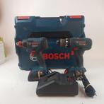 Bosch GDR + GSR 18V combopack 18V 2x 18v 4.0Ah, Ophalen of Verzenden, X, X, X