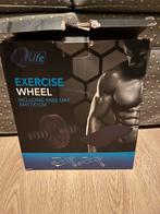 QLife Buikspierwiel met Kniemat, Sport en Fitness, Ophalen, Nieuw, Buik, Buikspierwiel