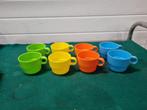 kopjes gekleurd kunststof 8 stuks, Huis en Inrichting, Keuken | Servies, Ophalen of Verzenden, 'T Olde Gre-j, Info@toldegrej.nl