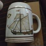 6 Bierbekers met Schepen, Ophalen of Verzenden