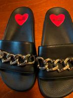 Moschino nieuw, Slippers, Zwart, Nieuw, Moschino