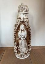Merien Figur Maria gedecoreerde wijnfles mariabeeld rode, Antiek en Kunst, Antiek | Religie, Ophalen of Verzenden