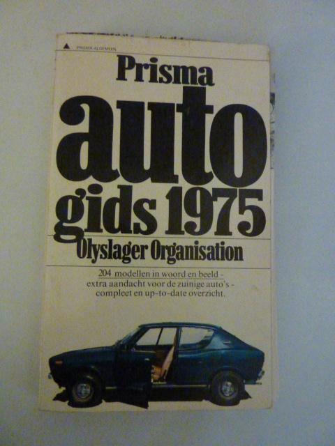 Prisma autogids 1975 incl bijlage, Boeken, Overige Boeken, Gelezen, Ophalen of Verzenden
