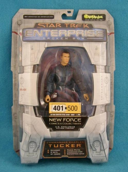 Star Trek Enterprise Art Asylum Cmdr Charles Tucker MOMC, Verzamelen, Film en Tv, Nieuw, Tv, Actiefiguur of Pop, Ophalen of Verzenden