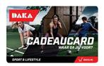Dakasport Cadeaubon €75, Tickets en Kaartjes, Kortingen en Cadeaubonnen, Eén persoon, Cadeaubon, Overige typen
