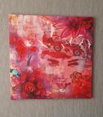 mooi canvas schilderij met reliëf, Ophalen of Verzenden