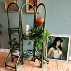 Lucky Vintage inklapbaar bamboerek bohemian plantenrek, Huis en Inrichting, Woonaccessoires | Wandplanken en Boekenplanken, Ophalen