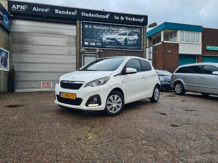 Peugeot 108 1.0 12V E-vti 51KW 5Deurs 2014 Wit Airco Nw Type, Auto's, Peugeot, Bedrijf, Te koop, ABS, Airbags, Airconditioning