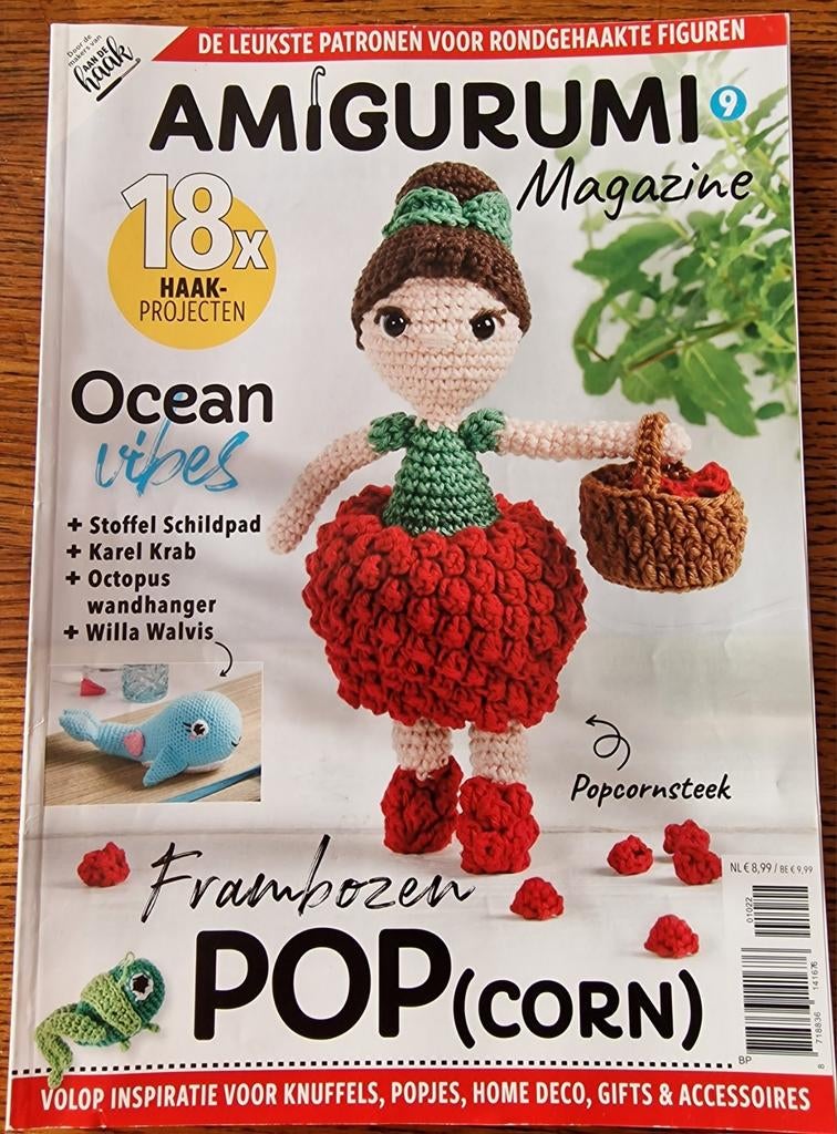 Amigurumi Magazine 9 - Haakpatronen, Ophalen of Verzenden, Zo goed als nieuw, Haken, Patroon of Boek