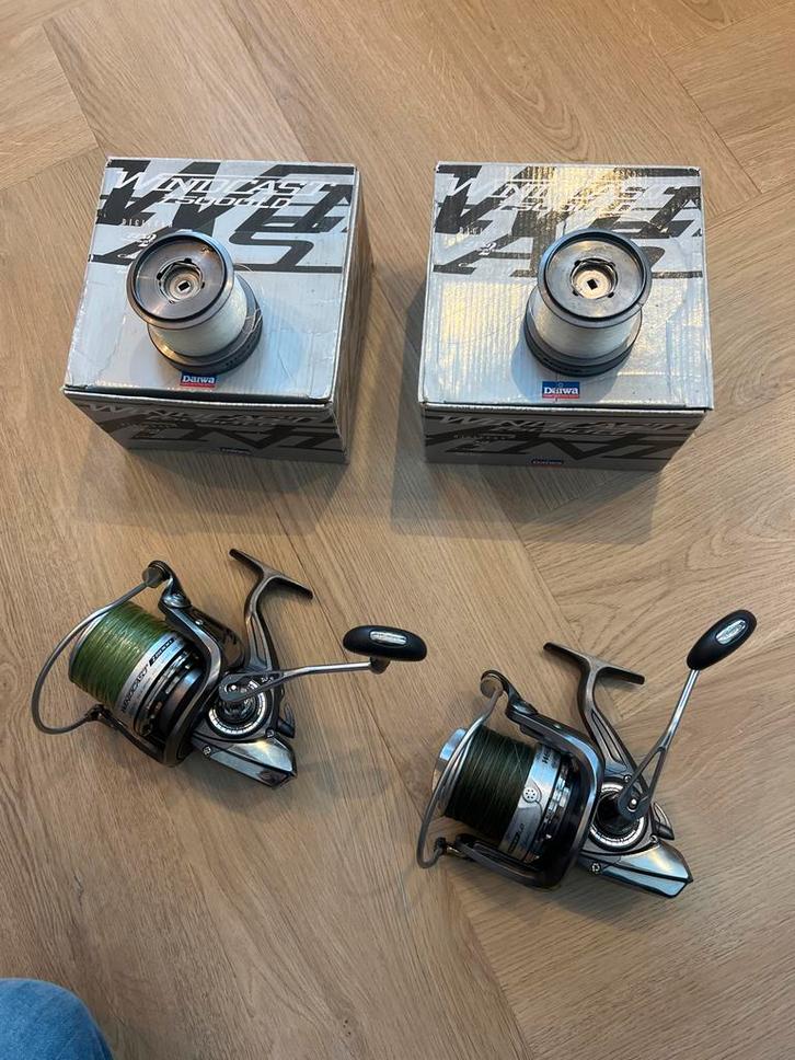 2x Daiwa Windcast Z5000LD molens z.g.a.n., Watersport en Boten, Accessoires en Onderhoud, Zo goed als nieuw, Overige typen, Ophalen of Verzenden