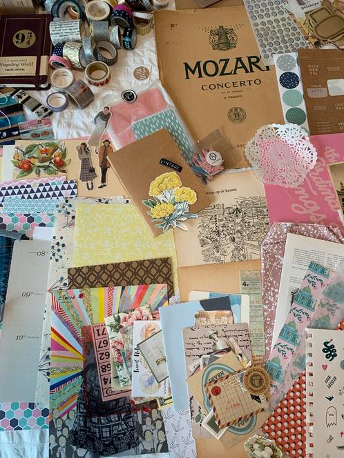 Journaling Verrassingspakket #5, Hobby en Vrije tijd, Scrapbooking, Gebruikt, Overige typen, Overige merken, Ophalen of Verzenden