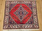 Vintage handgeknoopt perzisch tapijt tafresh 111x117, Info@SlatsAntiek.nl, Perzisch, Vierkant, Ophalen of Verzenden