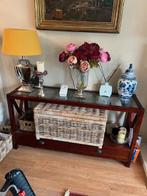 Sidetable, Huis en Inrichting, Tafels | Sidetables, Ophalen, Gebruikt, 100 tot 150 cm, Glas