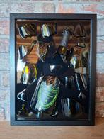 Dom perignon fles verwerkt in een lijst met Epoxy, Antiek en Kunst, Ophalen of Verzenden