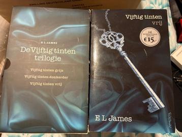 De Vijftig tinten trilogie E.L. James, in schuifbox 2012 beschikbaar voor biedingen
