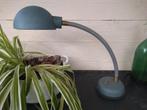 Prachtige Blauwe Stijlvolle Designlamp uit de 50 er jaren., Gebruikt, Ophalen of Verzenden, Minder dan 50 cm, Metaal