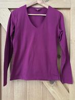 Paarse lange mouw tshirt, top, maat 38, Maat 38/40 (M), Paars, Ophalen of Verzenden, Zo goed als nieuw