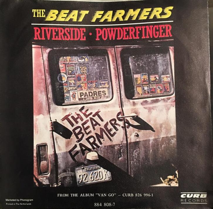 Rock Single (1986) the Beat Farmers - Riverside., Cd's en Dvd's, Vinyl Singles, Gebruikt, Single, Pop, 7 inch, Ophalen of Verzenden