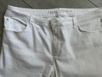 WITTE STRECH BROEK SLIM FIT 7/8 VAN ELISE MAAT 44, Ophalen of Verzenden, Zo goed als nieuw, Maat 42/44 (L), Wit