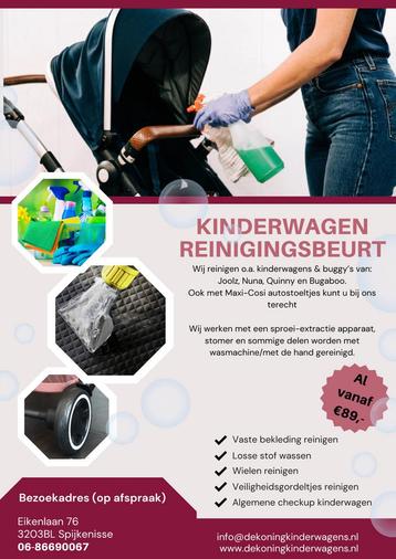 Reinigen Kinderwagen // Uw Joolz Nuna Quinny Bugaboo ZGAN