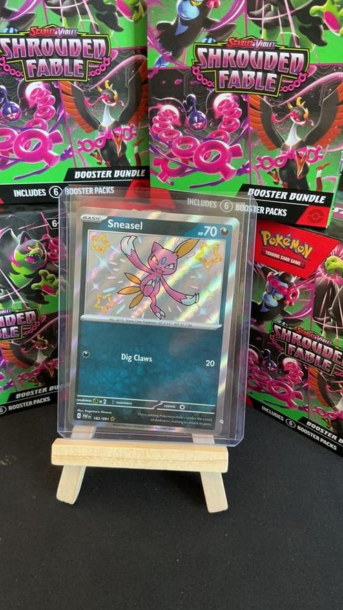 Sneasel paf 182, Hobby en Vrije tijd, Verzamelkaartspellen | Pokémon, Nieuw, Losse kaart, Verzenden