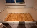 Ikea Bedbank met 3 lades, Huis en Inrichting, Ophalen, Gebruikt, Wit, Tweepersoons