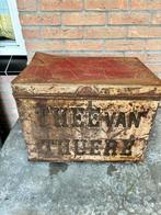 Vintage winkelblik Thuere Thee voorraadblik antiek, Verzamelen, Blikken, Ophalen of Verzenden, Gebruikt, Thee