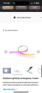 Philips Hue Gradient Lightstrip 1m - Nieuw, Ophalen of Verzenden, Nieuw, 100 cm of meer, Philips
