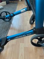 Rollator Gemino, blauw, inklapbaar, Diversen, Ophalen of Verzenden, Opvouwbaar, Zo goed als nieuw