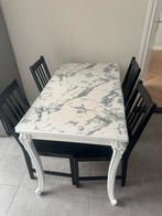 Eettafel met stoelen, Ophalen of Verzenden, Gebruikt