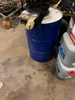 Olievat / Ton 200 liter, Tuin en Terras, Vuurkorven, Ophalen of Verzenden, Gebruikt, Vuurton