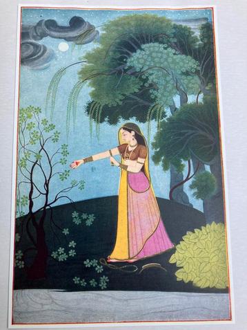 Indian miniatures. Prachtig album uit India 1961 beschikbaar voor biedingen