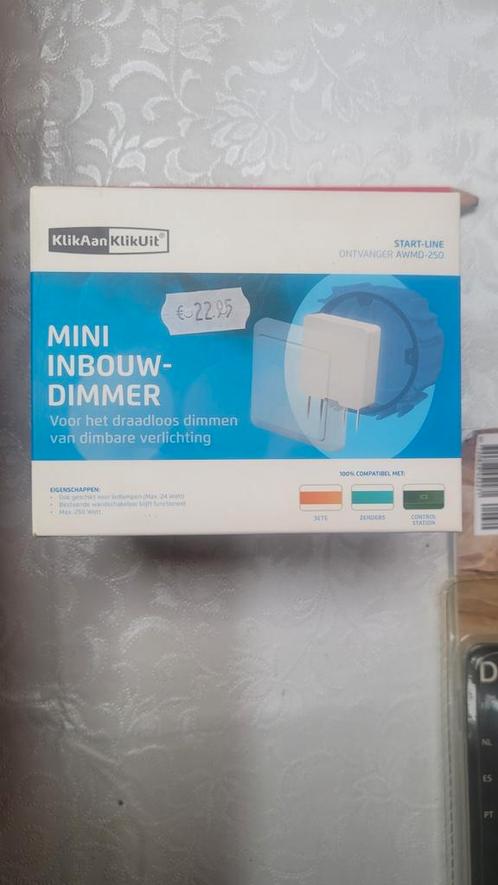mini inbouw dimmer klikaanklikuit awmd 250, Doe-het-zelf en Verbouw, Elektra en Kabels, Nieuw, Ophalen of Verzenden