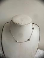 3 Mooie zilveren kettingen met balletjes, Ophalen of Verzenden, Zo goed als nieuw, Zilver, Zilver