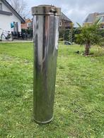 rvs dubbelwandige kachelpijp met klemband  binnenmaat 150 mm, Huis en Inrichting, Kachels, Ophalen, Houtkachel, Zo goed als nieuw