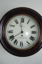 ANTIEKE MAHONIE SCHOOLKLOK 47 CM, Antiek en Kunst, Antiek | Klokken, Ophalen