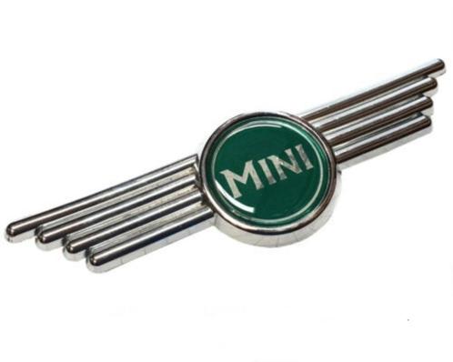 Wing badge Classic MINI groen embleem., Auto-onderdelen, Overige Auto-onderdelen, Mini, Oldtimer onderdelen, Rover, Austin, Nieuw