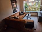 Hoekbank cognac kleur (260 x 210 cm), Ophalen, Zo goed als nieuw