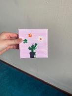 Mini schilderij van cactus, Ophalen, Zo goed als nieuw