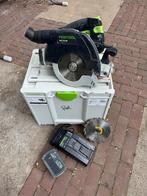Festool HKC 55 eb accu handcirkelzaag 18V, Doe-het-zelf en Verbouw, Gereedschap | Zaagmachines, Ophalen of Verzenden, Zo goed als nieuw