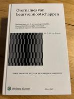 Overnames van beursvennootschappen, Ophalen of Verzenden, C.J.C. de Brauw, Alpha, WO