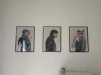 Drieluik poster in frame, Ophalen, Zo goed als nieuw