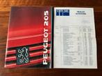 Oude folder van Peugeot 205 uit 1989/1990, Ophalen of Verzenden, Zo goed als nieuw, Peugeot