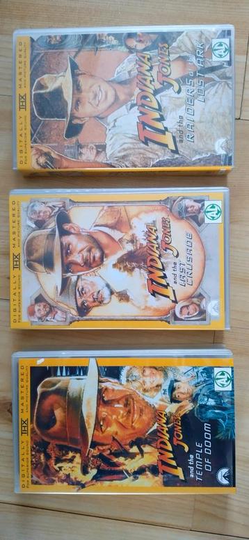 set van 3 nieuwe Indiana Jones films in folie  beschikbaar voor biedingen