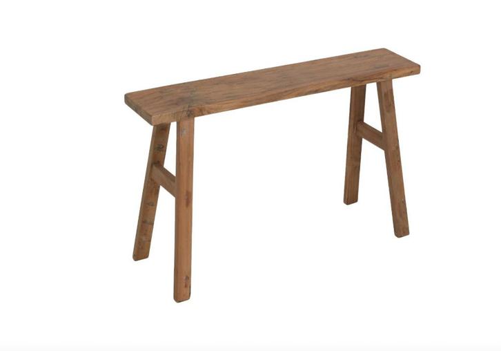 Raw Materials Carpenter bench Java 80 cm | Van €139, nu, Huis en Inrichting, Banken | Voetenbanken en Poefen, Nieuw, Minder dan 50 cm