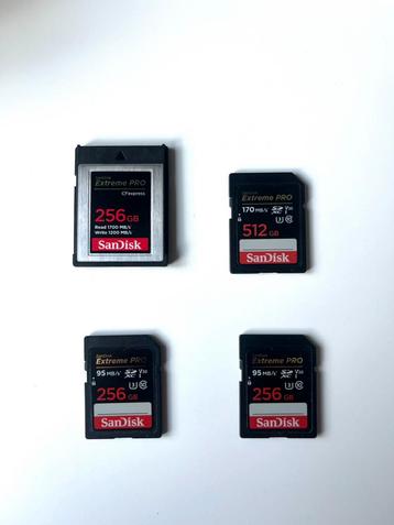 SanDisk Extreme Pro Geheugenkaarten beschikbaar voor biedingen