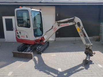 Te huur minigraver 1 en 2 ton beschikbaar voor biedingen