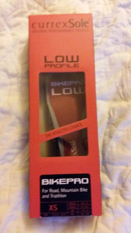 CurrexSole Bikepro Inlegzooltjes Low Profile XS (Nieuw), Sport en Fitness, Wielrennen, Nieuw, Schoenen, Ophalen of Verzenden