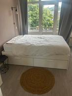 Brimnes Ikea bed 140x200cm, Tweepersoons, Zo goed als nieuw, 200 cm, 140 cm